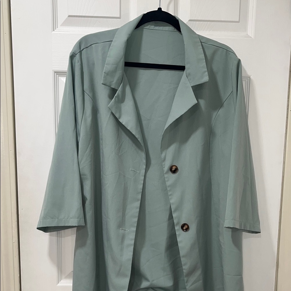 Women's Light Green Blazer